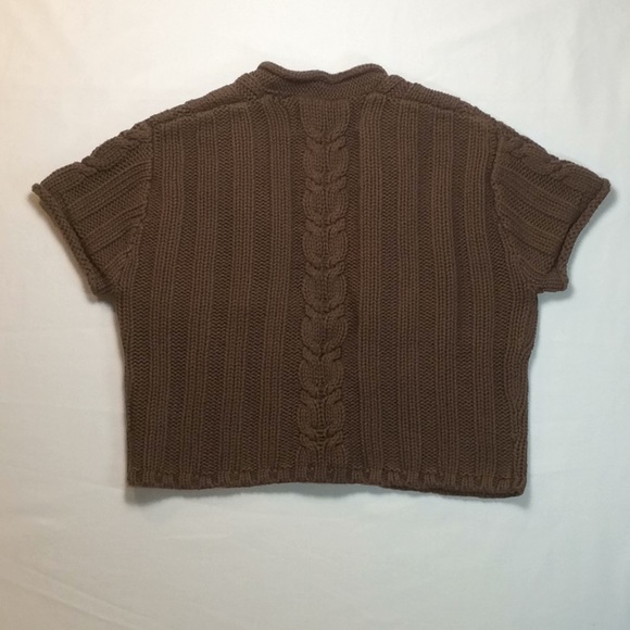 Old Navy Girls Sweater Crop Top Brown XL - Picture 2 of 2